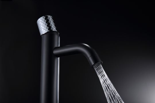 Золотой смеситель на горизонтальную поверхность для раковины Boheme Stick 122 схема 7 Золотой смеситель на горизонтальную поверхность для раковины Boheme Stick 122 схема 7