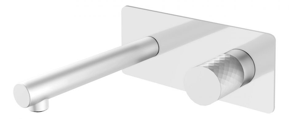 Однорычажный смеситель Boheme Stick 125, белый