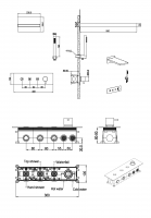 Встроенная душевая система Boheme FUSION 130 схема 8
