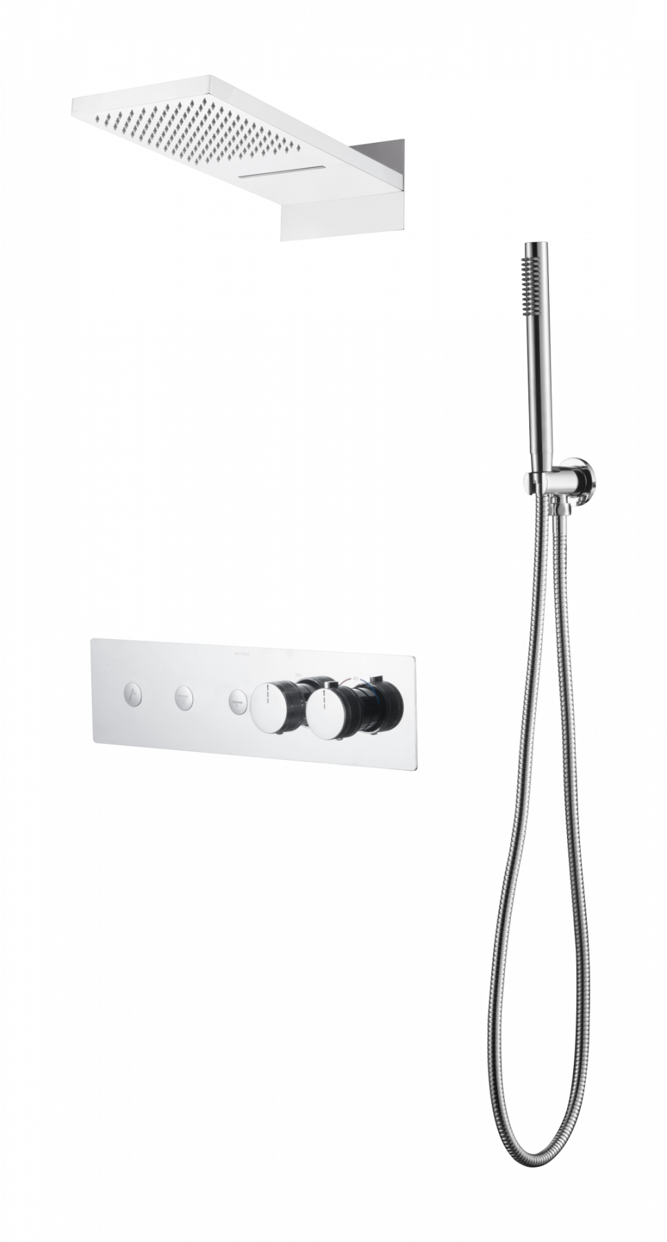 Встроенная душевая система с термостатом Boheme Fusion 131 цена от 130 158 ₽ Фото Встроенная душевая система с термостатом Boheme Fusion 131