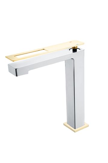 Однорычажный смеситель для раковины Boheme Q 142, монтаж на горизонтальную поверхность схема 5