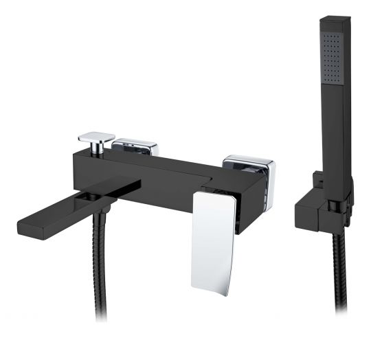 Однорычажный настенный смеситель для ванны Boheme Q 143 схема 2