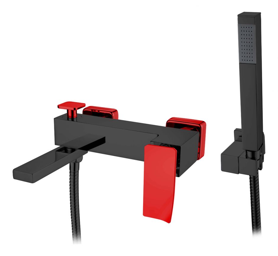 Однорычажный настенный смеситель для ванны Boheme Q 143 ФОТО