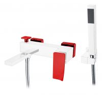 Однорычажный настенный смеситель для ванны Boheme Q 143 схема 8