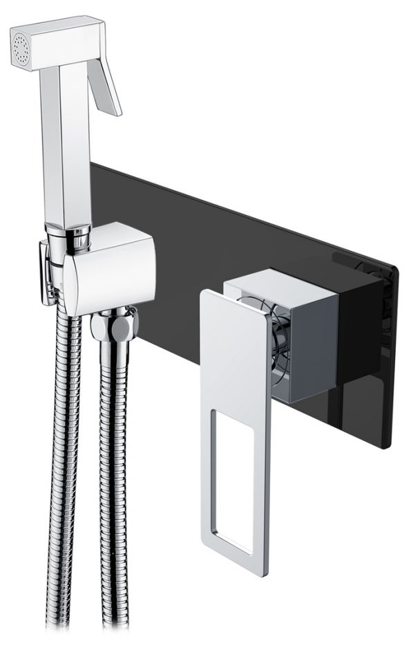 Гигиентческая лейка со смесителем Boheme Q 147