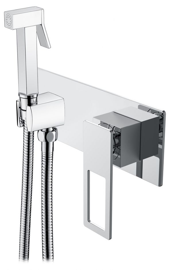 Гигиентческая лейка со смесителем Boheme Q 147 ФОТО