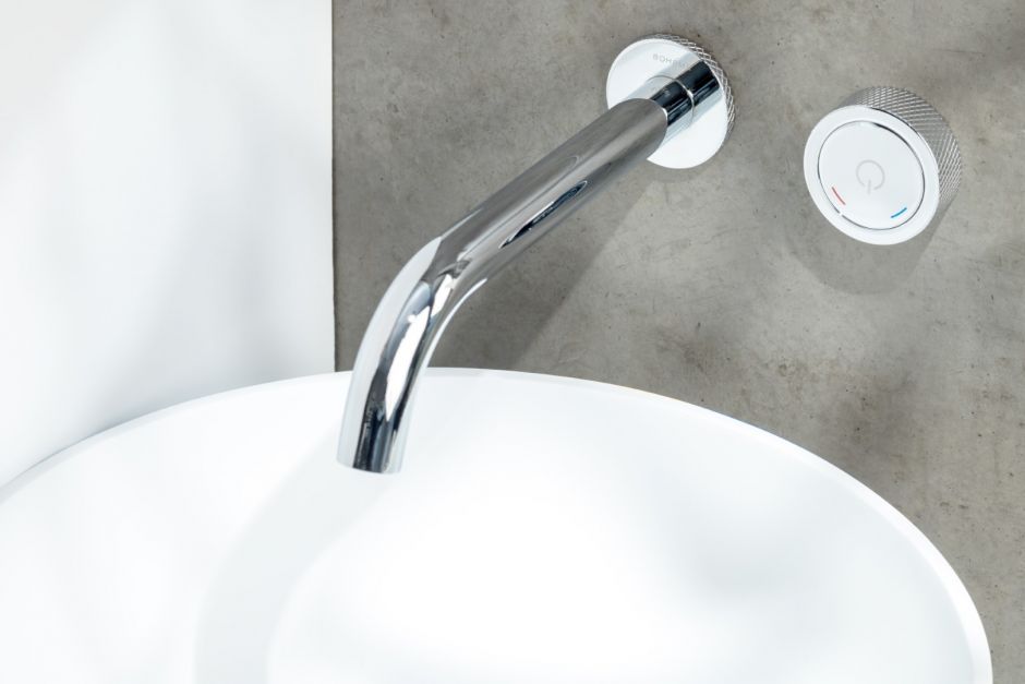 встраиваемый смеситель для раковины Boheme Tech 158/2 ФОТО