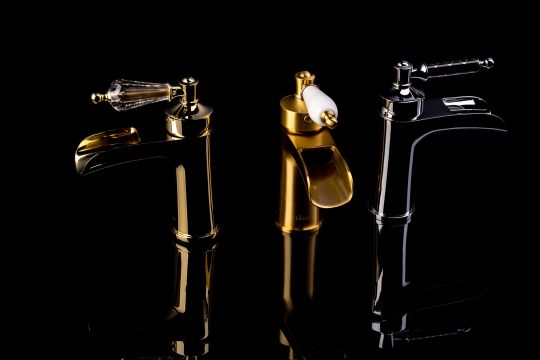 Однорычажный смеситель на горизонтальную поверхность для раковины Boheme Vogue 211 схема 4