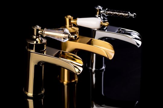 Однорычажный смеситель на горизонтальную поверхность для раковины Boheme Vogue 221 схема 4