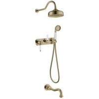 Однорычажный встраиваемый смеситель для ванны Boheme Medici Ripresa 308 схема 3