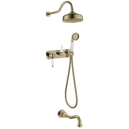 Однорычажный встраиваемый смеситель для ванны Boheme Medici Ripresa 308 схема 3