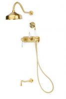 Однорычажный встраиваемый смеситель для ванны Boheme Medici Ripresa 308 схема 4