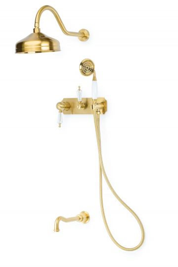 Однорычажный встраиваемый смеситель для ванны Boheme Medici Ripresa 308 схема 4