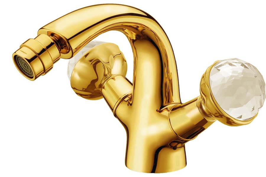 Вентильный смеситель на горизонтальную поверхность для биде Boheme Imperiale Presente 336