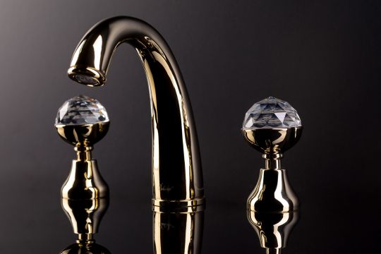 Вентильный смеситель на горизонтальную поверхность для раковины Boheme Imperiale Presente 337 схема 3