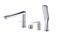 Однорычажный встраиваемый смеситель для ванны Boheme Venturo 370 схема 1