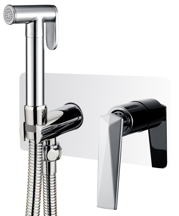 Изображение Гигиеническая лейка со смесителем Boheme Venturo 377