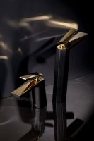 Однорычажный смеситель на горизонтальную поверхность для биде Boheme Venturo 386 схема 3