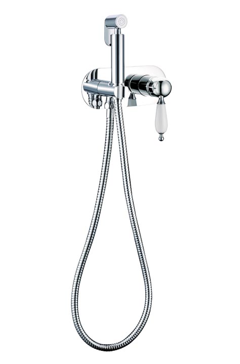 Изображение Гигиеническая лейка со смесителем Boheme Brillante 426