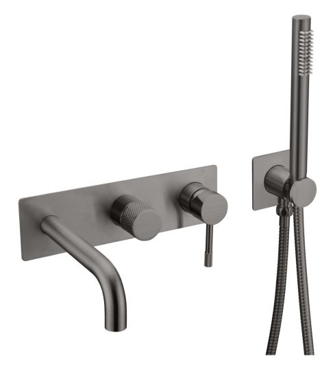 Однорычажный встраиваемый смеситель для ванны Boheme Uno 464 схема 4