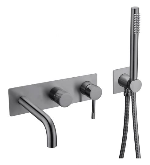 Однорычажный встраиваемый смеситель для ванны Boheme Uno 464 схема 8