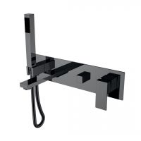 Однорычажный настенный смеситель для ванны Boheme Qubic 474 схема 9