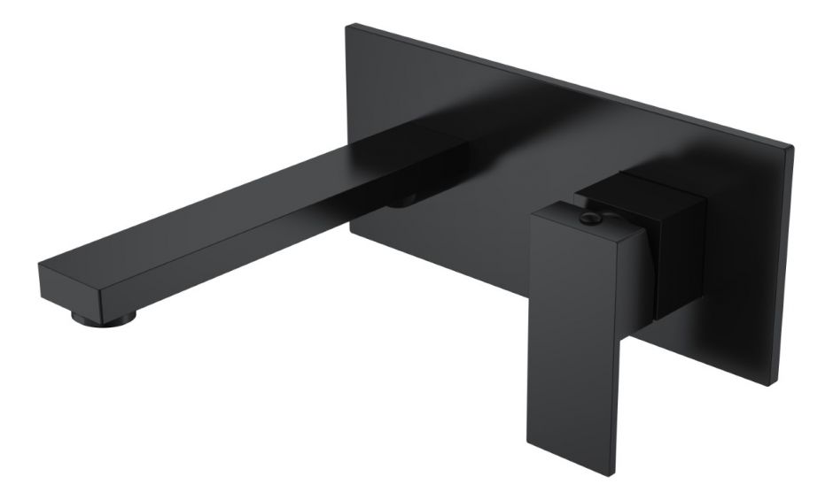 Однорычажный встраиваемый смеситель для раковины Boheme Qubic 475