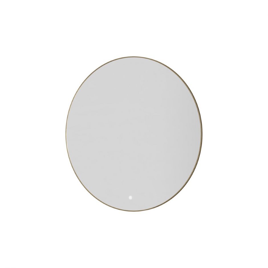 Зеркало круглое с LED подсветкой сенсор антипар 80х80 см Boheme Modern 545/2 ФОТО
