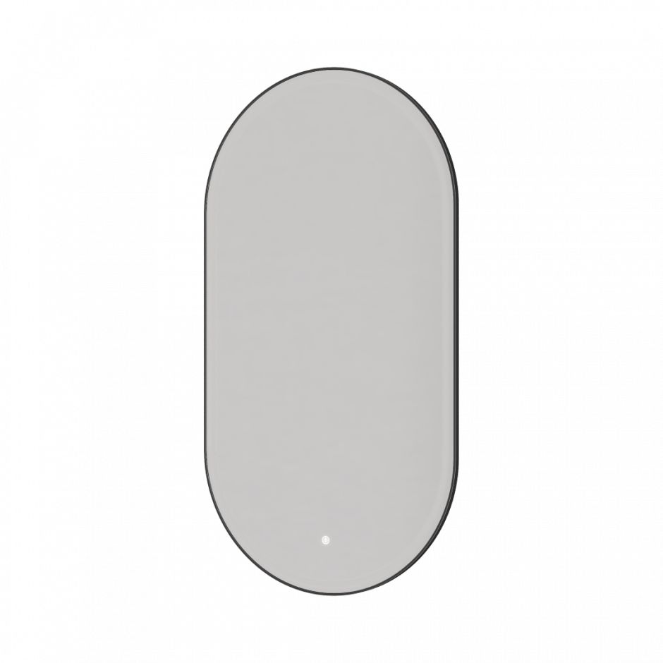 Зеркало овальное с LED подсветкой сенсор антипар 60х110 см Boheme 568 ФОТО