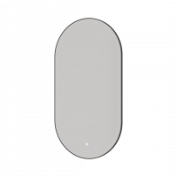 Зеркало овальное с LED подсветкой сенсор антипар 60х110 см Boheme 568 схема 4