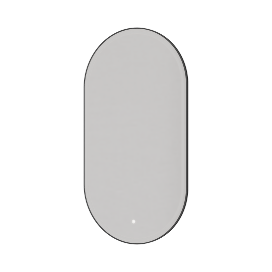 Зеркало овальное с LED подсветкой сенсор антипар 60х110 см Boheme 568 схема 4