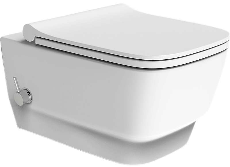 Унитаз подвесной с функцией биде без сиденья Boheme Bello 971-2 ФОТО