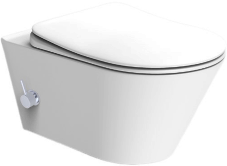 Изображение Унитаз подвесной с функцией биде без сиденья Boheme Avva 972-2 торнадо