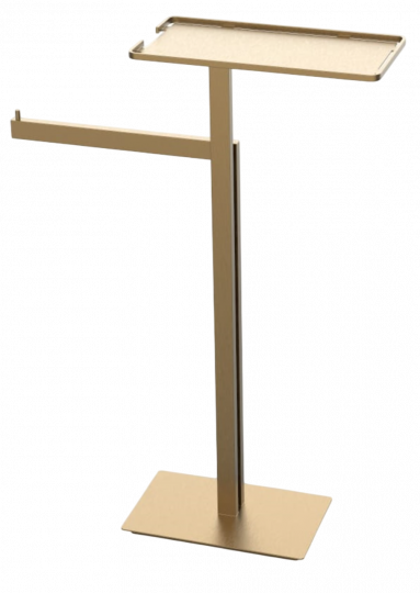 Стойка напольная с полкой и полотенцедержателем Boheme 10952 схема 5