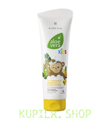 Средство для купания 3 в 1 для детей Aloe Vera Kids