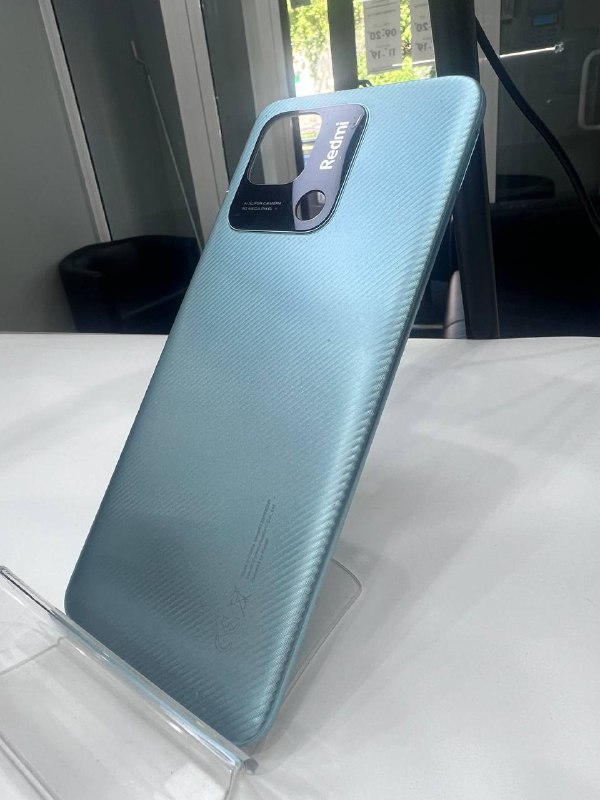 XIAOMI REDMI 10C Задняя Крышка зеленая оригинал ( снятая)