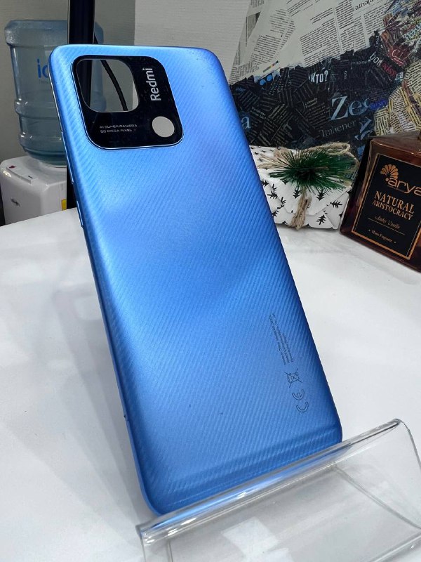 XIAOMI REDMI 10C Задняя Крышка синий оригинал ( снятая)