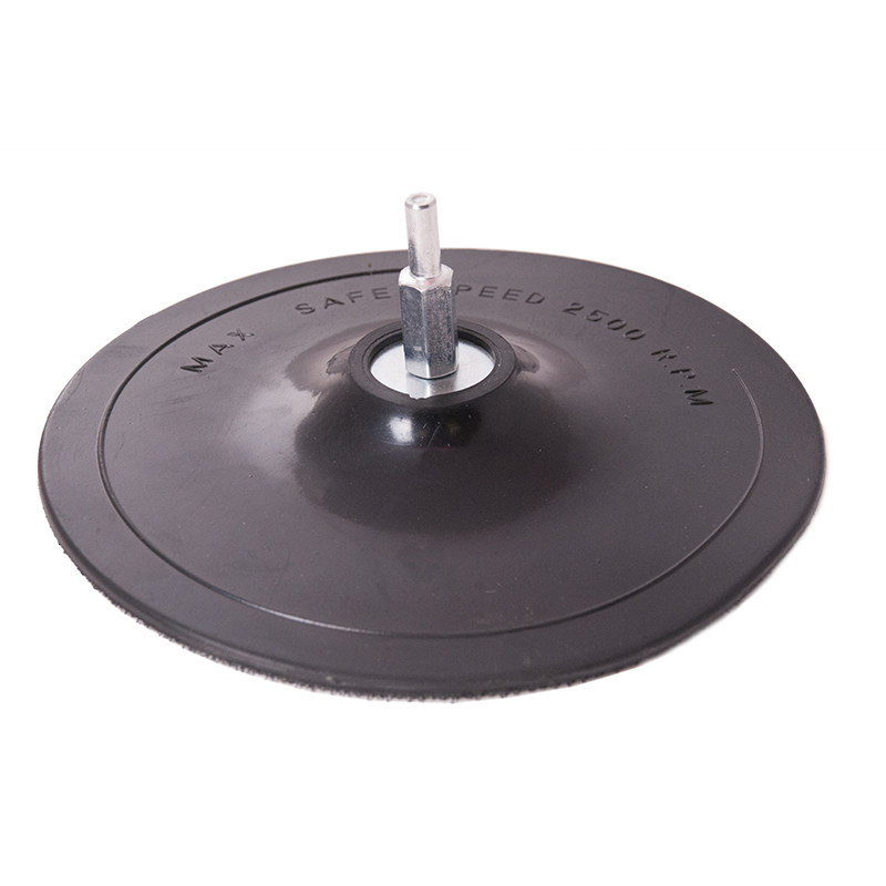 Подложка для дрели резиновая, с липучкой, 125*6мм.