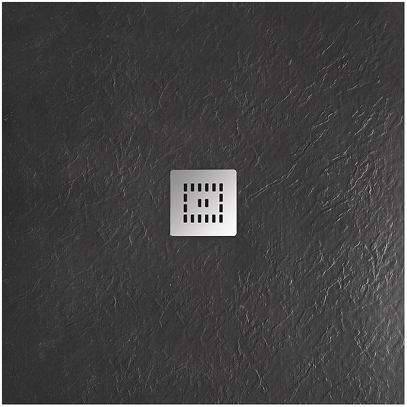 Изображение Душевой поддон из искусственного камня BelBagno Uno 90x90 TRAY-MR-UNO-A-90-35-NERO Черный