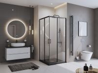 Душевой поддон из искусственного камня BelBagno Uno 90x90 TRAY-MR-UNO-A-90-35-NERO Черный схема 4