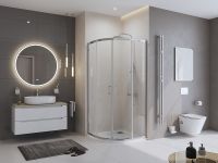 Душевой поддон из искусственного камня BelBagno Uno 80x80 TRAY-MR-UNO-R-80-550-35-W Белый схема 4