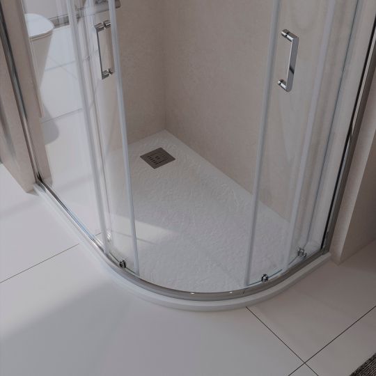 Душевой поддон из искусственного камня BelBagno Uno 120x90 L TRAY-MR-UNO-RH-120/90-550-35-W-L Белый ФОТО