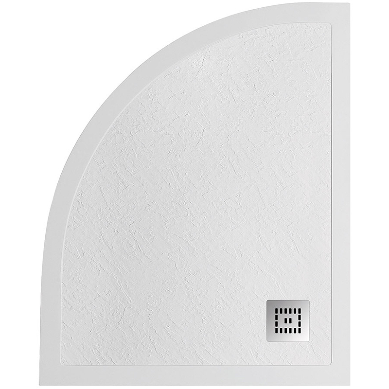 Изображение Душевой поддон из искусственного камня BelBagno Uno 120x90 R TRAY-MR-UNO-RH-120/90-550-35-W-R Белый