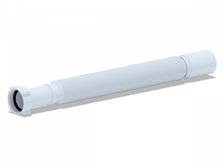 Гибкая труба 1 1/4"*40 удлиненная (495-1325мм)