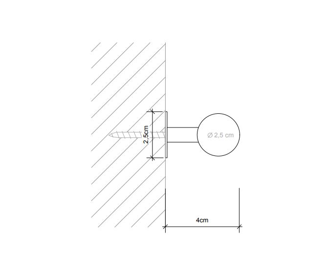 Крючок в ванную Decor Walther Classic 05124 ФОТО