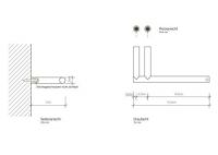 Держатель туалетной бумаги Decor Walther Mikado 05202 схема 2 Держатель туалетной бумаги Decor Walther Mikado 05202 схема 2