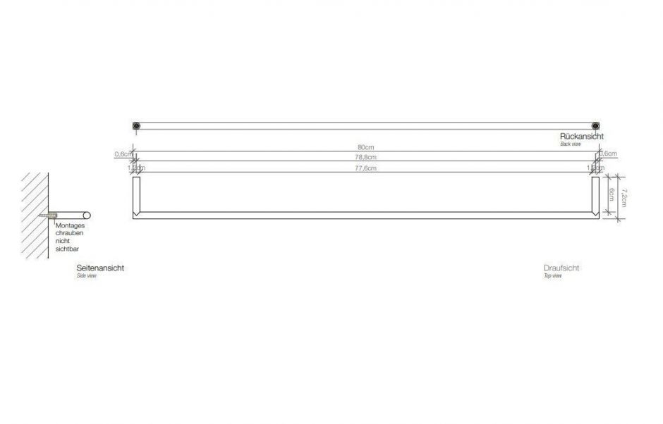 Держатель для полотенца Decor Walther Mikado 05210 ФОТО