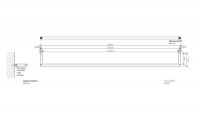 Держатель для полотенца Decor Walther Mikado 05210 схема 2