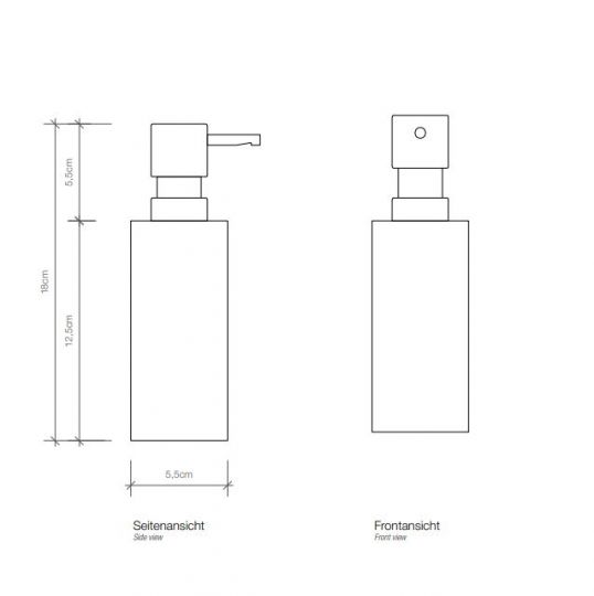 Диспенсер для жидкого мыла Decor Walther Mikado 05212 схема 6
