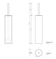 Туалетный ёршик Decor Walther Mikado 05214 схема 12